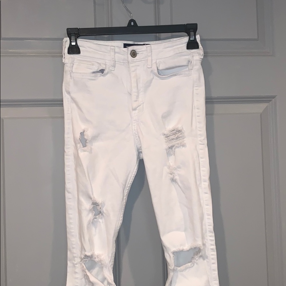 Hollister White Jeans